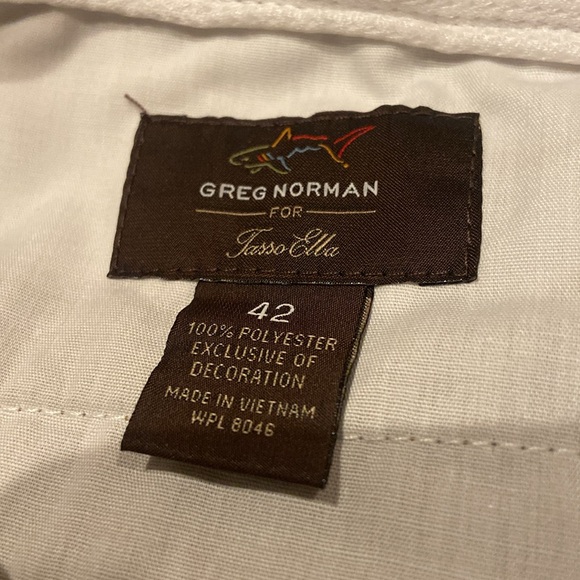 GREG NORMAN For Tasso Ella Size 42 NWT Golf Shorts - Picture 3 of 9